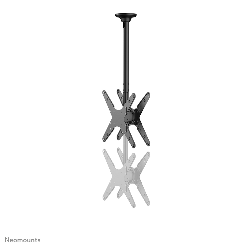 Neomounts FPMA-C340DBLACK Support de plafond pour écran de 32-75" - h106-156 cm